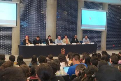 Autoridad CUAltos y expositores en Las Jornadas Interdisciplinarias.