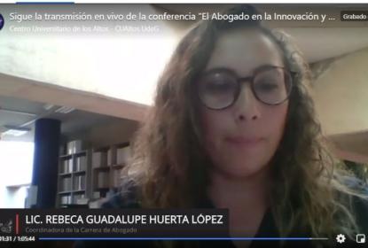 Coordinadora de la carrera Abogado 2021