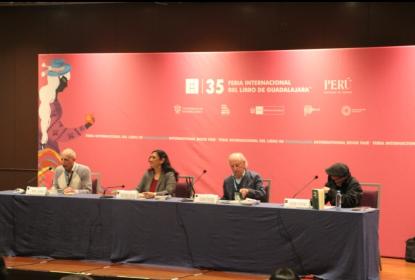 Integrantes en la presentación del libro “La ceguera de los modernos".