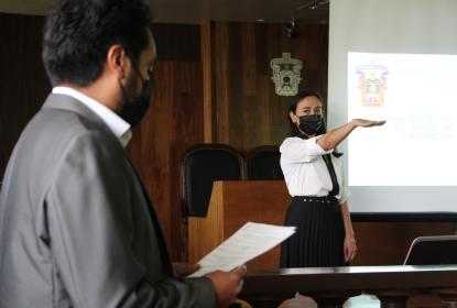 Protesta de estudiante de Doctorado en Biociencias.