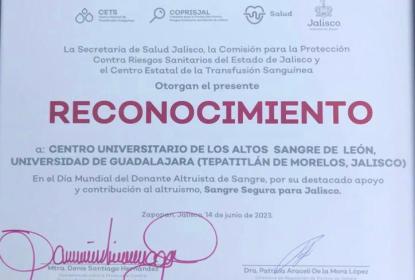 Reconocimiento a CUAltos.