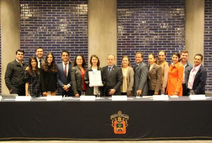 Integrantes de la Ceremonia de reconocimiento.